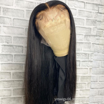 Yeswigs HD Lace Front Wig Vendor Wholesale Brazilian Virgin Cuticle Aligned Human Hair Full Lace Frontal Closure Wig Pre Plucked